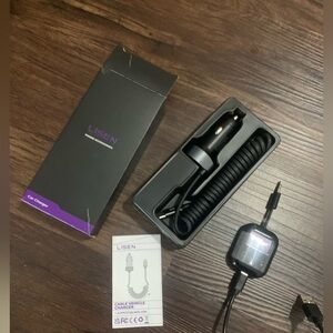 Lisen Car Charger with USB Cable with BLUETOOTH ASSEMBLER included